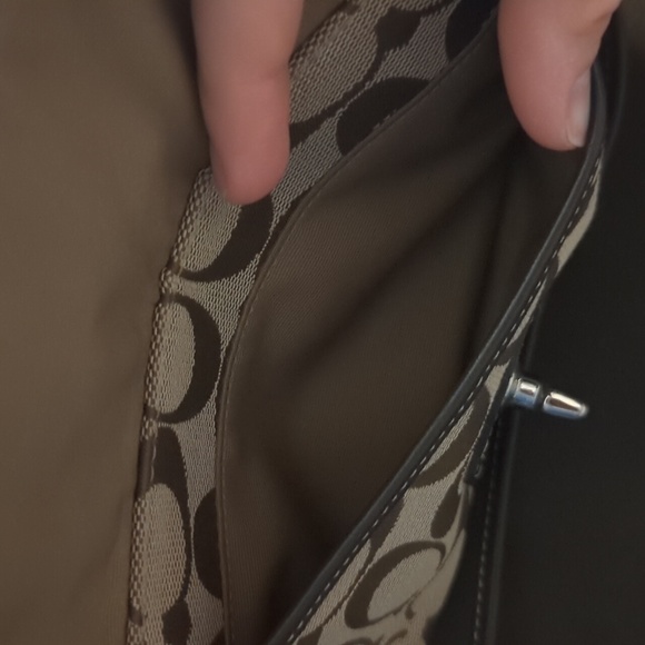 Coach tan/brown pocket wristlet - Picture 5 of 5